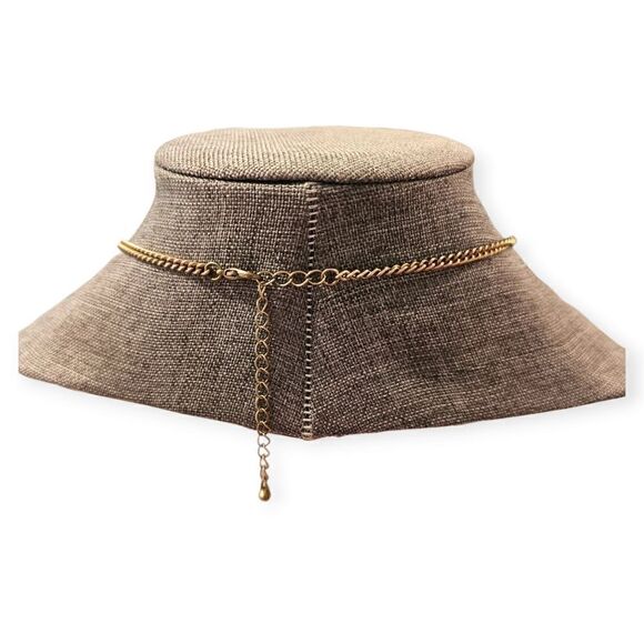 Gold-tone Metallic Island Breeze Flutter Necklace - Picture 8 of 10